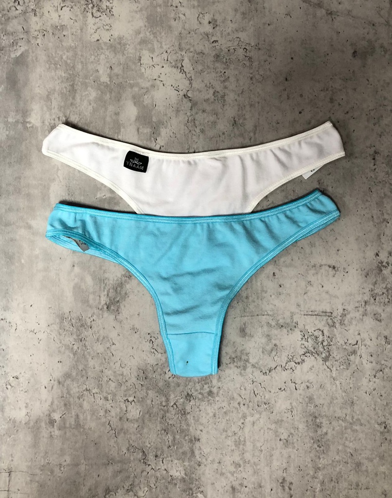 PACK POR 2  LESS ALGODÓN Y LYCRA LISA