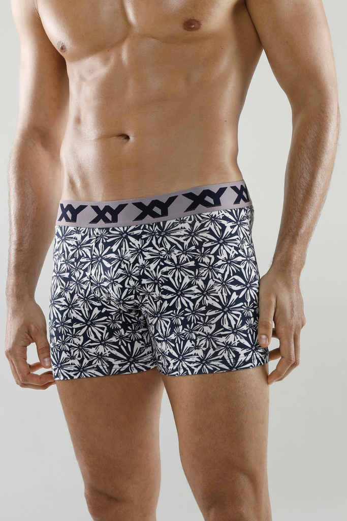 BOXER DE ALGODON Y LYCRA ESTAMPADO "DAISY"
