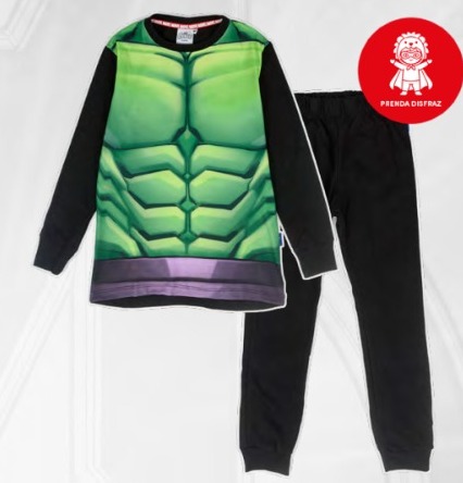 DESCUENTO 10% LIQUIDACION DE TEMPORADA! INV. PIJAMA DISFRAZ DE ALGODÓN "HULK"