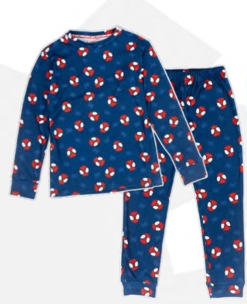  INV. PIJAMA GAMUZADO SUBLIMADO "SPIDERMAN"