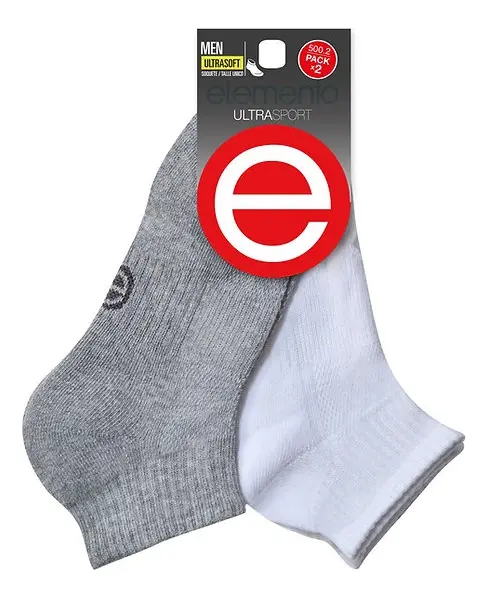 PACK X2 SOQUETE HOMBRE ULTRA SOFT