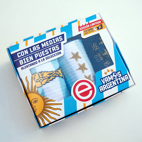 BOX DE MEDIAS 1/3 HOMBRE MUNDIAL X3