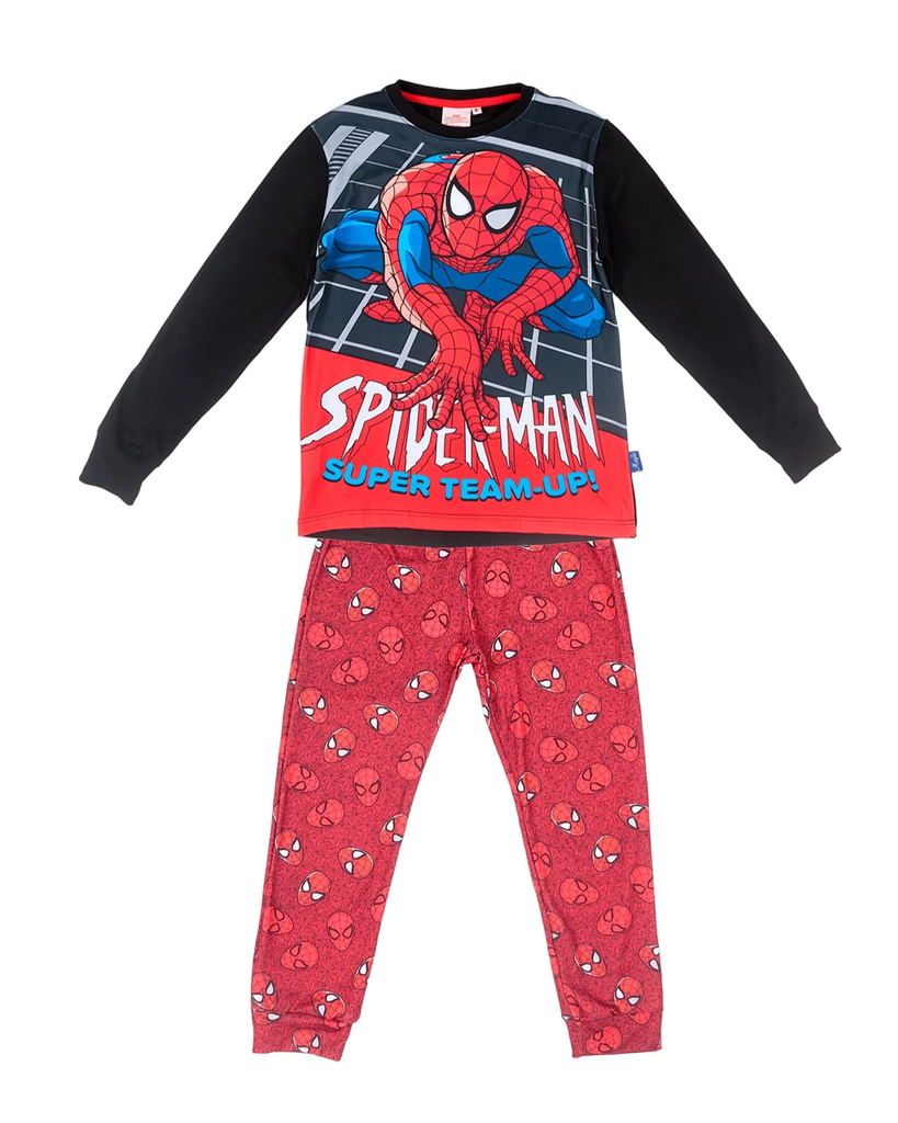 INV. PIJAMA DE ALGODÓN Y MODAL SUBLIMADO "SPIDER MAN"