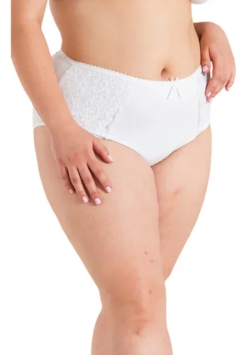 BOMBACHA ESPECIAL MODELADORA DE ALGODÓN Y LYCRA CON PUNTILLA