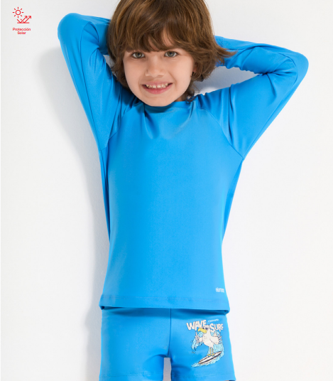 VER. MALLA CAMISETA UV LISA NENE