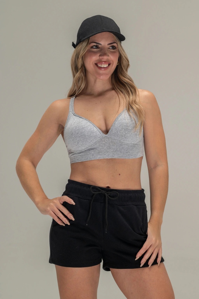 VER. TOP DEPORTIVO TRIANGULO TAZA SOFT DE ALGODÓN Y LYCRA