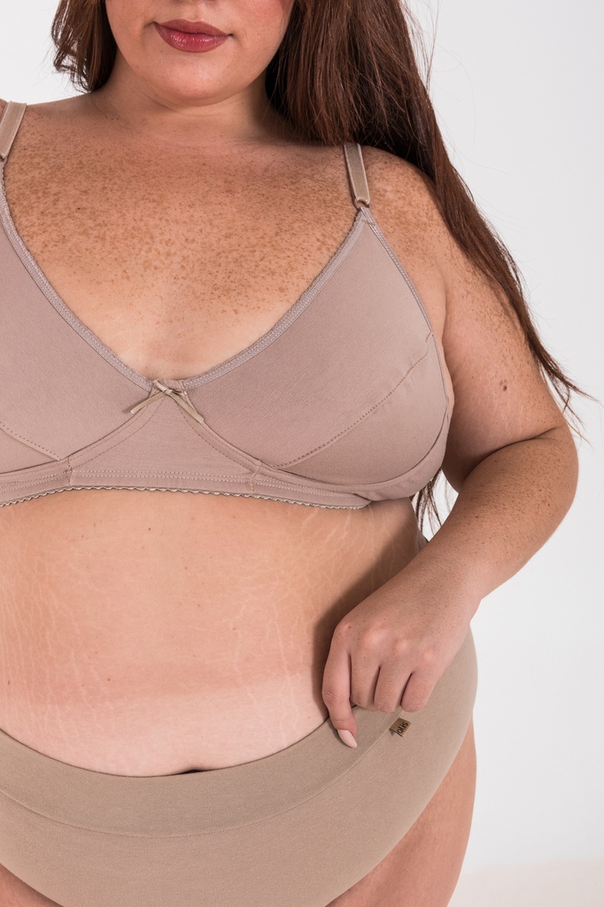 CORPIÑO REDUCTOR REFORZADO CON TELA DOBLE DE ALGODON Y LYCRA