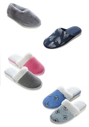 [SUS2050] PANTUFLA CERRADA CON PELO