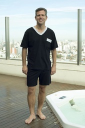 [PIA260] VER. HOMBRE PIJAMA JERSEY LISO CON BOLSILLO