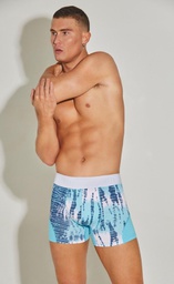 [ACB5061] BOXER ALGODÓN Y LYCRA COMBINADO / ELÁSTICO SOBRE RELIEVE