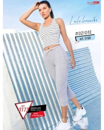 [SHE5168M] VER. MUSCULOSA RAYADA CORTA ALGODON ESPALDA DEPORTIVA