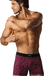 [BAK2073] OFERTON! - BOXER ALGODON Y LYCRA ESTAMPADO LINEAS,ELASTICO LISO 