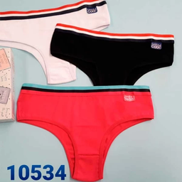 [SAY10534] Pack x 3 Culotte clasico alg/lycra deportivo cool