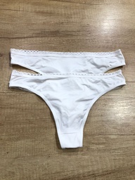 [LOV2203] PACK X 2 LESS DE MICROFIBRA CON CORONITA