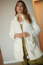 [ANDP8014] LIQUIDACION ! - INV. BATA PARKA DE CORDERITO C/CIERRE Y BOLSILLOS