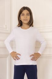 [PIA352/2]  INV. CAMISETA INTERLOCK LISO NIÑOS