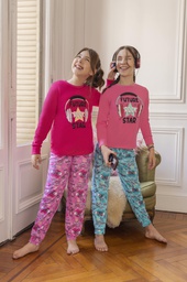 [PIA522/1] LIQUIDACION ! - INV. PIJAMA NENA POLYDON CON ESTAMPA