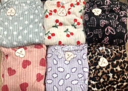 [TERRE11] INV.  PIJAMA TERRENAL SOFT PELUCHE ESTAMPADO ACANALADO - 6019