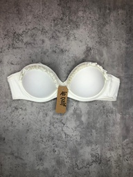 [NAIF123] MALLA CORPIÑO SOFT LISO CON VOLADOS