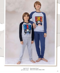 [MAR8032] DESCUENTO 15% LIQUIDACION DE TEMPORADA! I INV. PIJAMA INTERLOCK "GAMER"