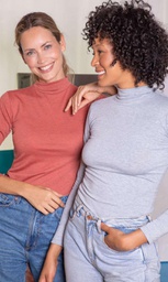 [BIAN23033/E] LIQUIDACION ! - INV. MEDIA POLERA EN MODAL &quot;JULY&quot;