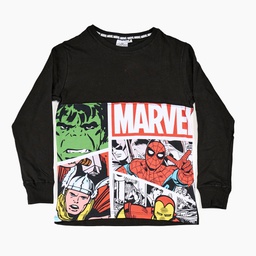 [DIS80797] INV. REMERA ML DE JERSEY MODAL CON PUÑOS SUBLIMADA &quot;AVENGERS&quot;