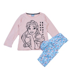 [DIS82268] DESCUENTO 10% LIQUIDACION DE TEMPORADA!  INV. PIJAMA ML ESTAMPADO "PRINCESAS" DE JERSEY MODAL