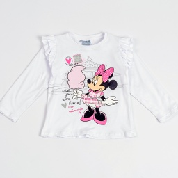 [DIS82392] INV. REMERA ML CON ESTAMPA "MINNIE" DE JERSEY