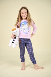 [DIS82423]  INV. PIJAMA COMBINADO ML ESTAMPADO "FROZEN" DE JERSEY MODAL