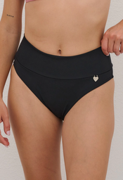 [KIE14111] MALLA COLALES TRICOT LYCRA LISO TIRO ALTO CON CINTURA DOBLE