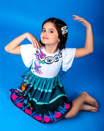 [DIS85021] VER. CAMISON DISFRAZ SUBLIMADO "ENCANTO" CON VOLADOS