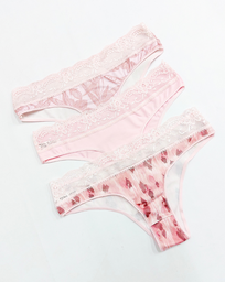 [VTG7318] ROSA VEDETINA CON PUNTILLA