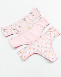 [VTG7521] ROSA CULOTELES CON COLLARETA