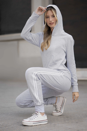 [LEN24327/E] LIQUIDACION ! - INV. CONJUNTO RUSTICO ELASTIZADO CON CAPUCHA