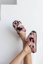 [TRE5421] LIQUIDACION ! - INV. PANTUFLA TRENDY CRUZADA CORAL FLEECE ESTAMPADA CAMO