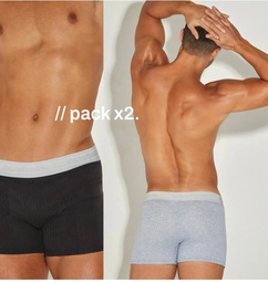 [ACB013] PACK X2 BOXERS MORLEY COMBINADO 