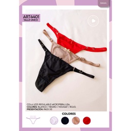 [MER4401] PACK X3 REGULABLE DE MICROFIBRA LISA