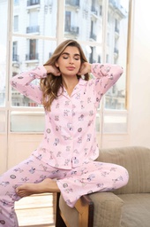 [LEN25357] INV. PIJAMA ABOTONADO &quot;PERRITOS&quot;