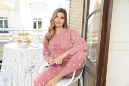 [LEN25363/E] INV. PIJAMA ESTAMPADO &quot;LOVE&quot;
