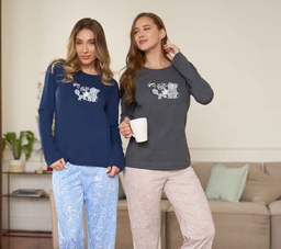 [LEN25364] INV. PIJAMA ESTAMPADO PANTALON SUBLIMADO