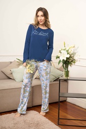 [LEN25369/E/E] INV. PIJAMA ESTAMPADO DE JERSEY
