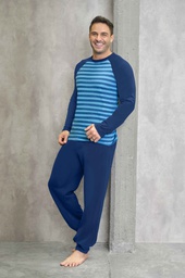 [LEN25551] INV. PIJAMA HOMBRE RAYADO