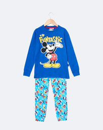 [DIS80566]  INV. PIJAMA DE ALGODÓN Y MODAL SUBLIMADO "MICKEY"