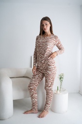 [TRE5508]   INV. PIJAMA REMERA Y PANTALON DE LANILLA ESTAMPADO PRINT