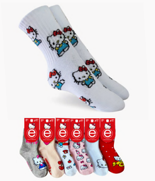 [ELE5903.4-5] MEDIA 1/3 ESTAMPADA NIÑOS "HELLO KITTY"