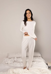 [ANDP9043] INV. PIJAMA DE TELA DESAGUJADA Y PUNTILLA ANGOSTA