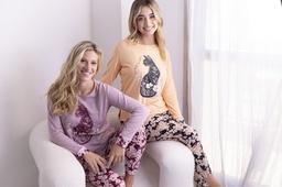 [FRA007] DESCUENTO 10% LIQUIDACION DE TEMPORADA!  INV. PIJAMA DAMA ESTAMPADO "FLORES"