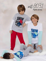 [MAR8031] LIQUIDACION ! - INV. PIJAMA NENE DE JERSEY ESTAMPADO