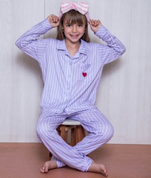 [BIAN25555/E] INV. PIJAMA NENA ESTAMPADO ABOTONADO