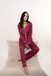 [ANDP9044]  INV. PIJAMA ABOTONADO LISO
